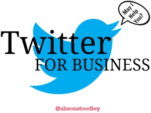 Twitter for Business with logo